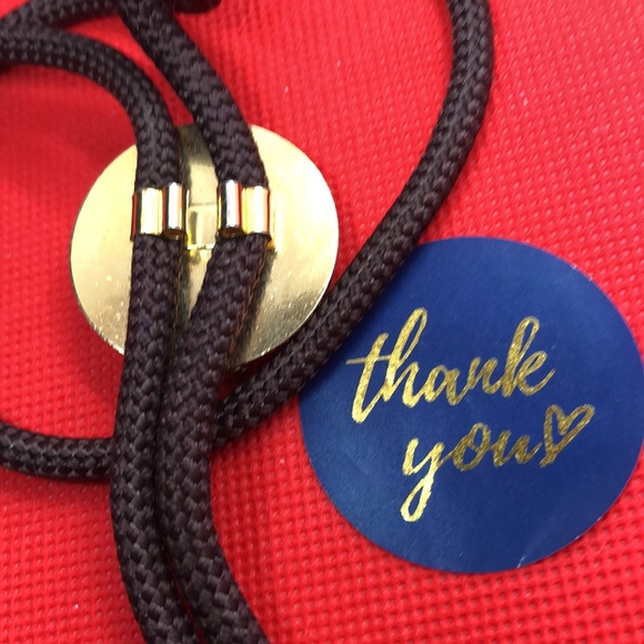 Unique 💗 RARE FOUND 💗 Bolo Tie Gold Plated - Picture 7 of 7